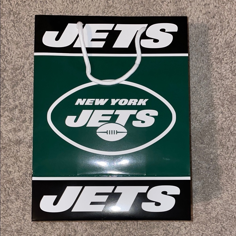 New York Jets Gift Bag - Green and White
